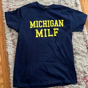 University of Michigan MILF t-shirt NWOT